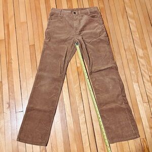 Vintage Levi's 619 Brown Corduroy Jeans (Size 30 x 31)